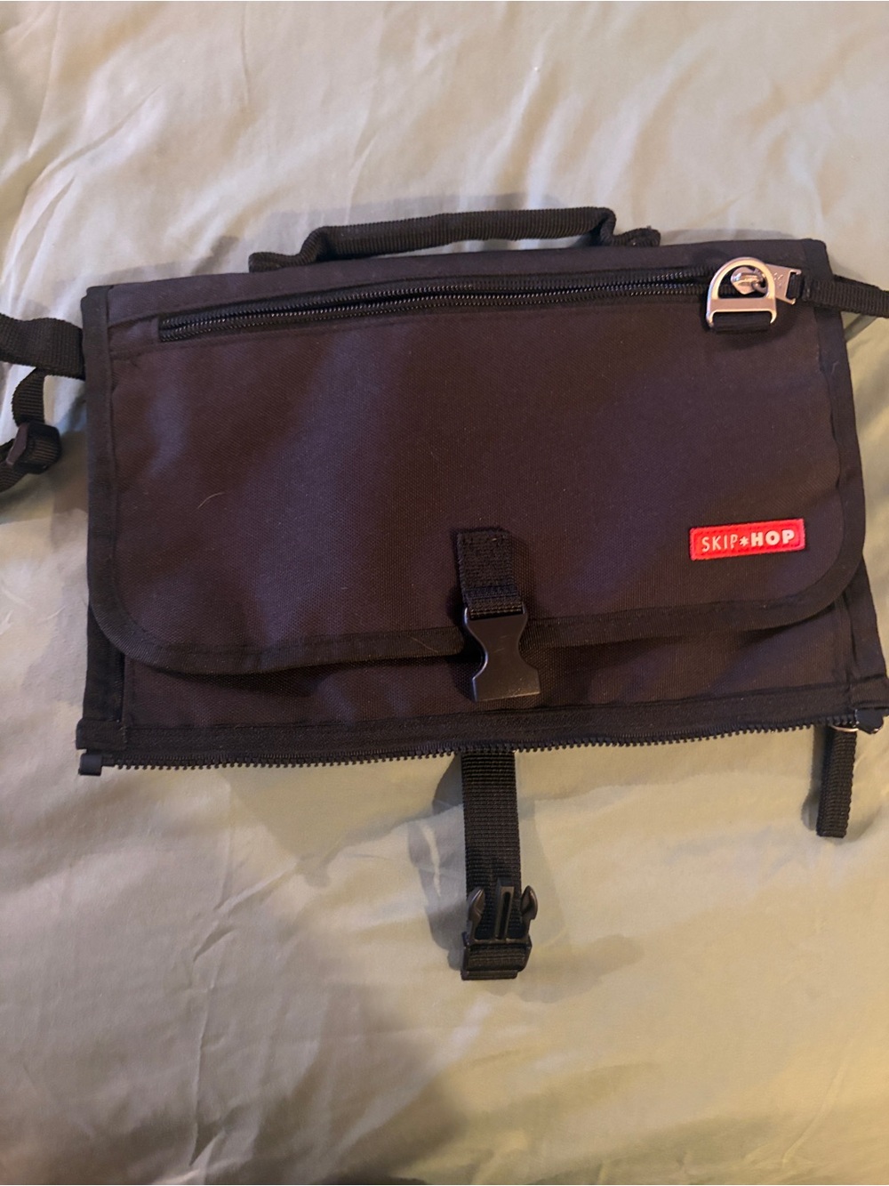 Skip Hop Black Bag Compact Travel Organizer